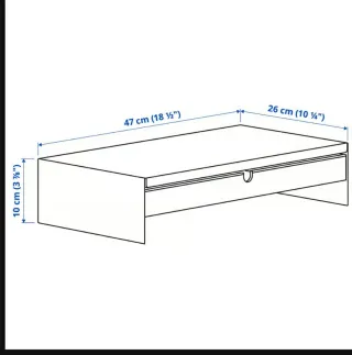 Cajonera Elevadora Monitor Madera y Metal