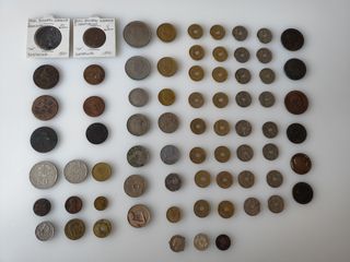 Colección de 72 monedas antiguas