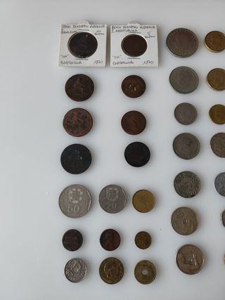 Colección de 72 monedas antiguas