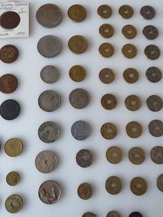 Colección de 72 monedas antiguas