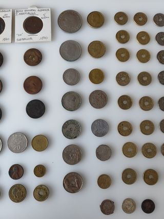 Colección de 72 monedas antiguas