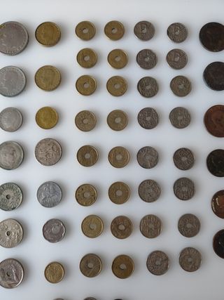 Colección de 72 monedas antiguas