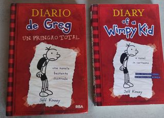 Diario de Greg - Un Pringao Total. Español-inglés.
