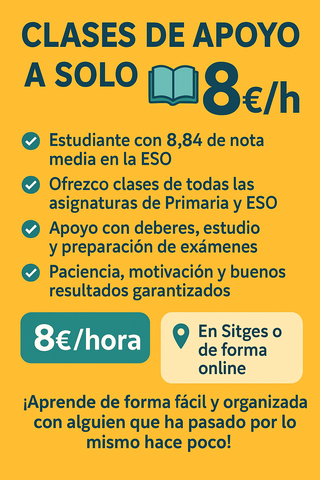 Clases particulares Sitges
