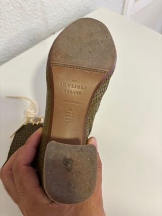 Botines Sézane Piel Efecto Serpiente Talla 38
