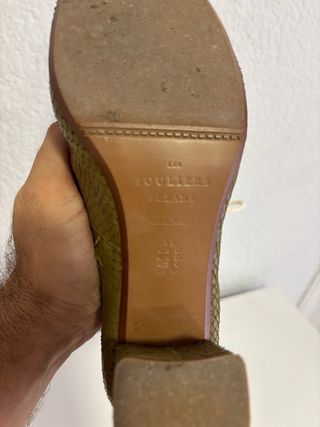 Botines Sézane Piel Efecto Serpiente Talla 38