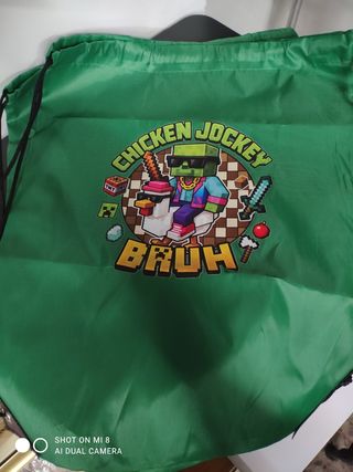 Sacco multiuso verde Minecraft