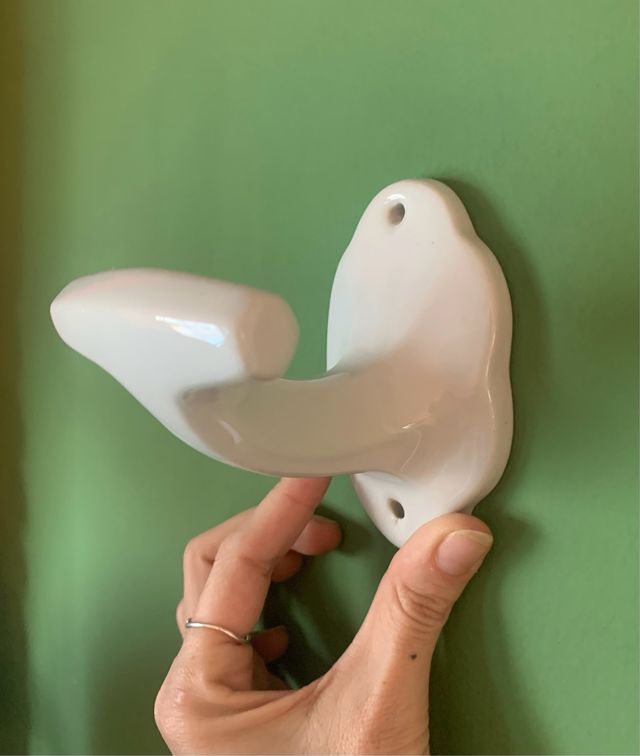 Colgador cerámica vintage/retro - NUEVO