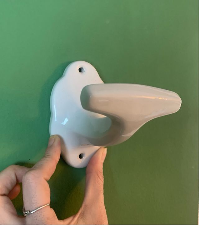 Colgador cerámica vintage/retro - NUEVO