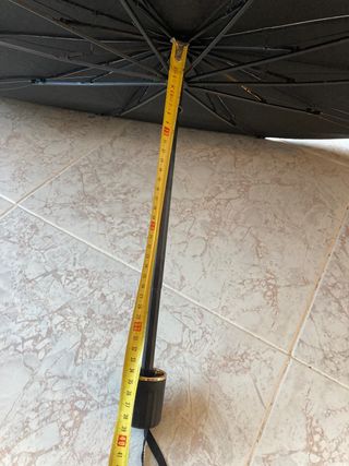 Sombrilla para coche plateada