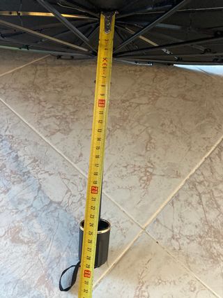 Sombrilla para coche plateada