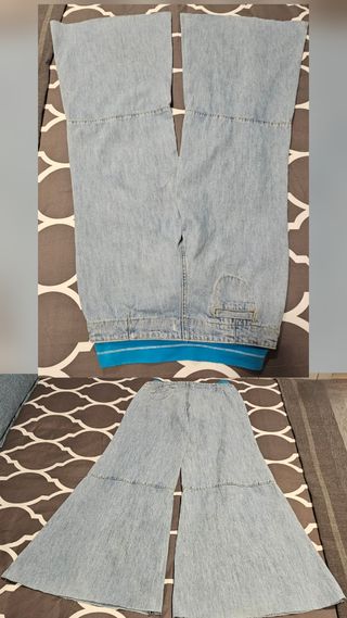 Superchulos pantalones vaqueros campana