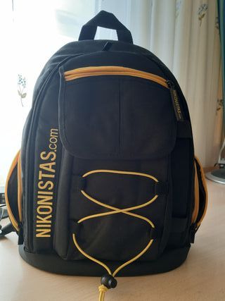 Mochila Nikonista Negra para Cámara