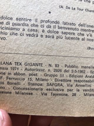 12 Giornalini Tex - Fumetti Western