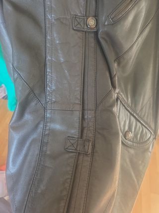 Abrigo de piel mujer oversize