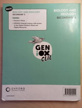 Libro Biologia y Geologia Bilingüe 3 Eso