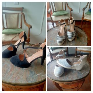 Pack 3 pares de zapatos mujer talla 37