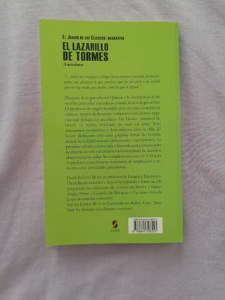 LAZARILLO DE TORMES (JARDIN DE CLASICOS)