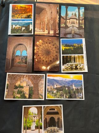 9 Postales Vintage Alhambra Granada