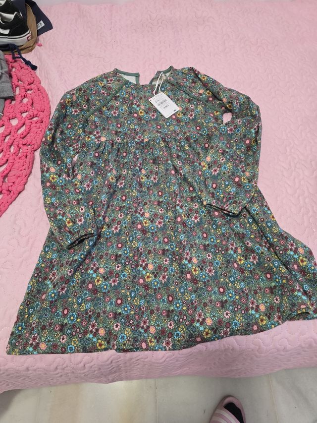 Vestido estampado floral talla 9-10