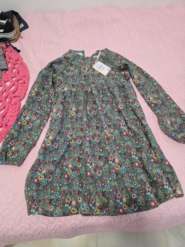 Vestido estampado floral talla 9-10