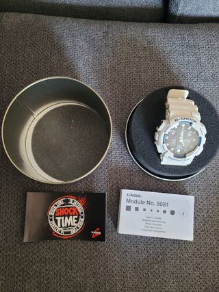 Reloj Casio G-Shock Blanco WR20BAR