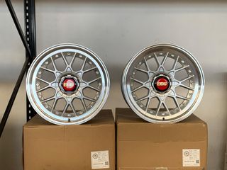 YA EN STOCK! 8x17 y 9x17 5X100 4X100 SILVER lip p