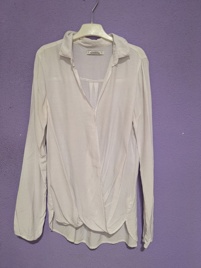 Blusa bianca Pull&Bear
