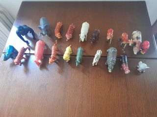 20 Animaletti Savana Plastica Resistente