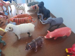 20 Animaletti Savana Plastica Resistente