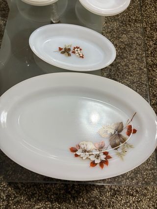 Vajilla Arcopal Porcelana Blanca
