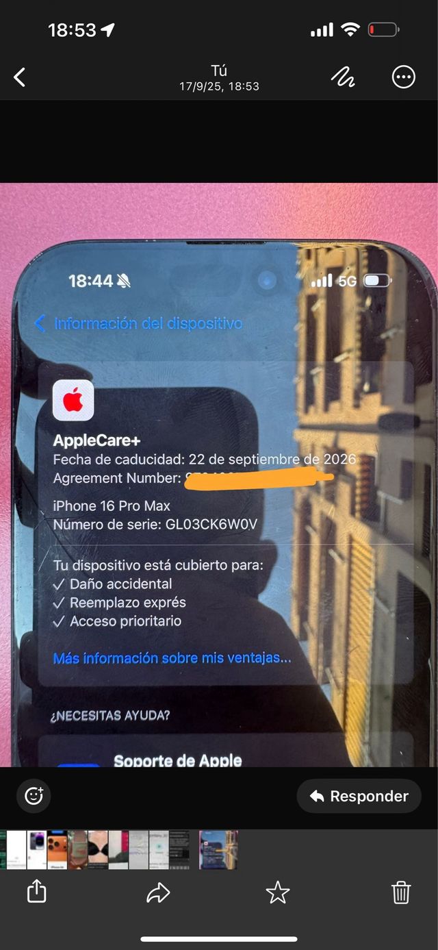 APPEL CARE iPhone 16 Pro Max Negro 512GB