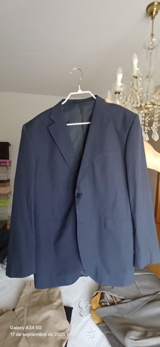Americana de caballero azul