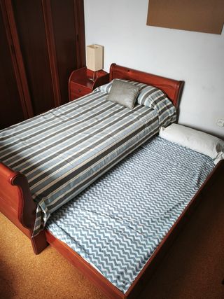 Conjunto de dormitorio madera pino macizo