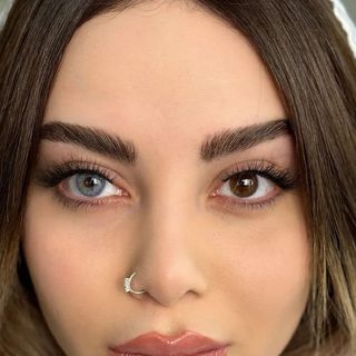 Lentillas de color azul celeste