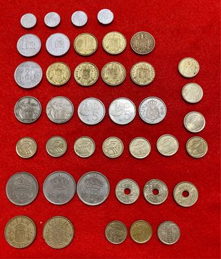 Lote de monedas de Pesetas