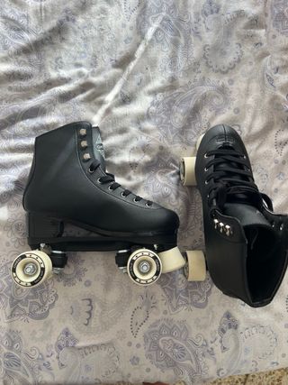 Patines Oxelo 4 Ruedas Negros