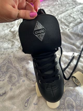 Patines Oxelo 4 Ruedas Negros