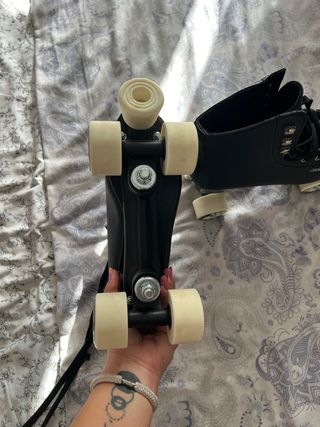 Patines Oxelo 4 Ruedas Negros