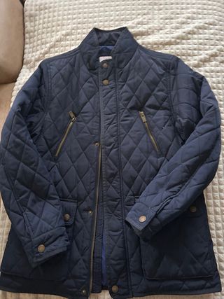 Chaqueta acolchada azul marino niño