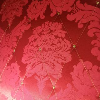 CABECERO CAMA TAPIZ PARED DAMASCO