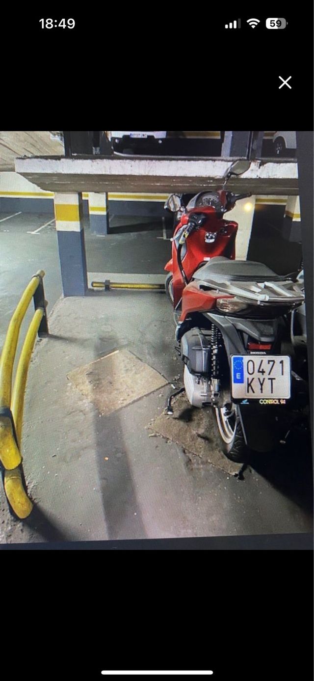 Plaza de garaje para moto 1er piso