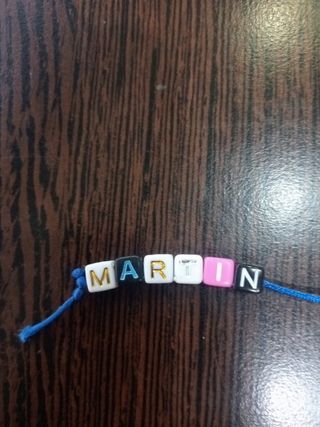 Pulsera con Nombre MARTIN