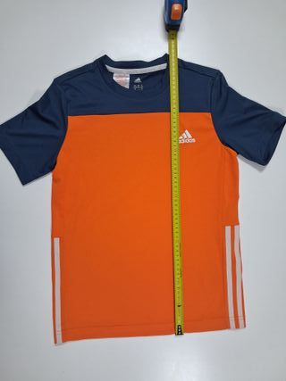 Camiseta técnica Adidas niño naranja 152cm