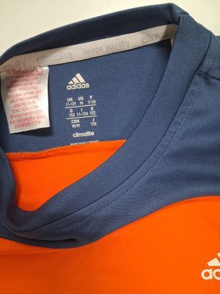 Camiseta técnica Adidas niño naranja 152cm