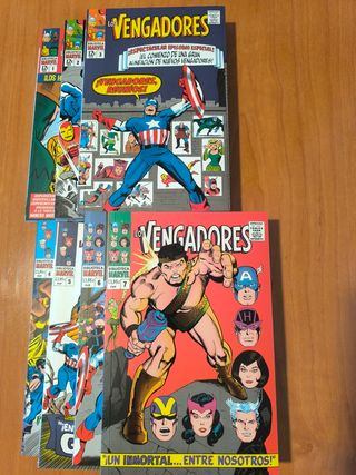 BIBLIOTECA MARVEL LOS VENGADORES 1 al 7