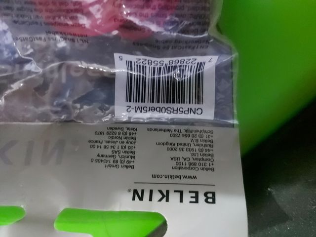 Belkin FastCat 5e Cable de Red RJ45 Rojo 2x5m