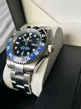 Reloj GMT Automático Negro/Azul