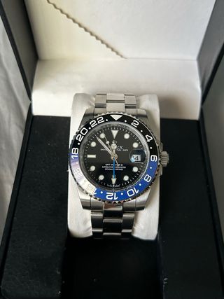 Reloj GMT Automático Negro/Azul
