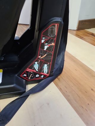 Silla de coche para bebé negra